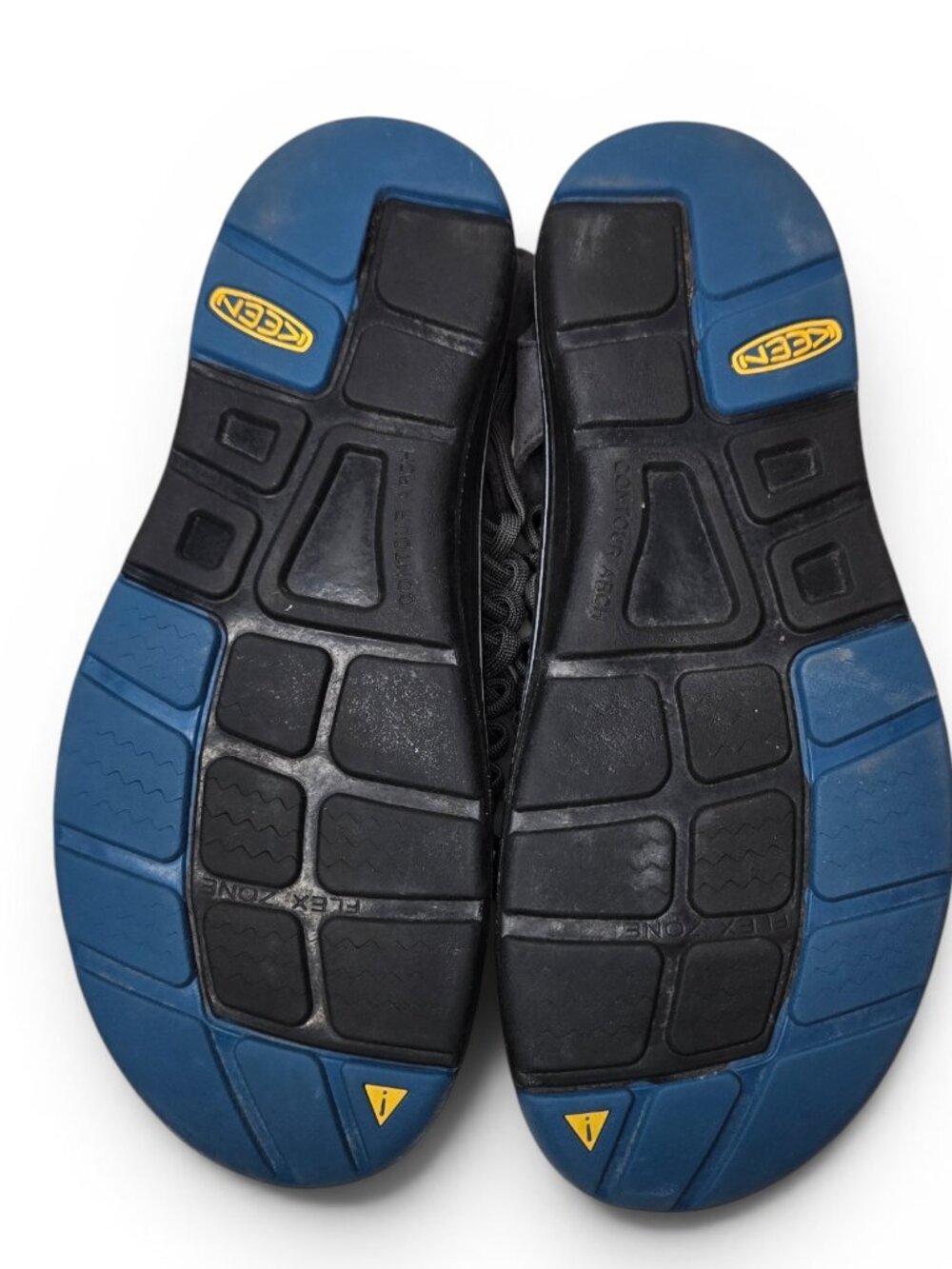 Keen Uneek Flat Woven Bungee Sandal Sneakers Mens Grey Breathable Contour 10.5 - Picture 9 of 10